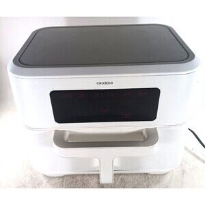 CRUXGG 9 Qt Trizone Air fryer EK-85X20A Two Zones Digital Display Touchscreen